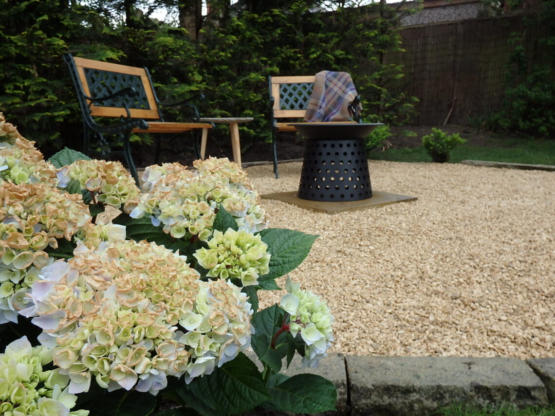 Gravel Firepit Garden project